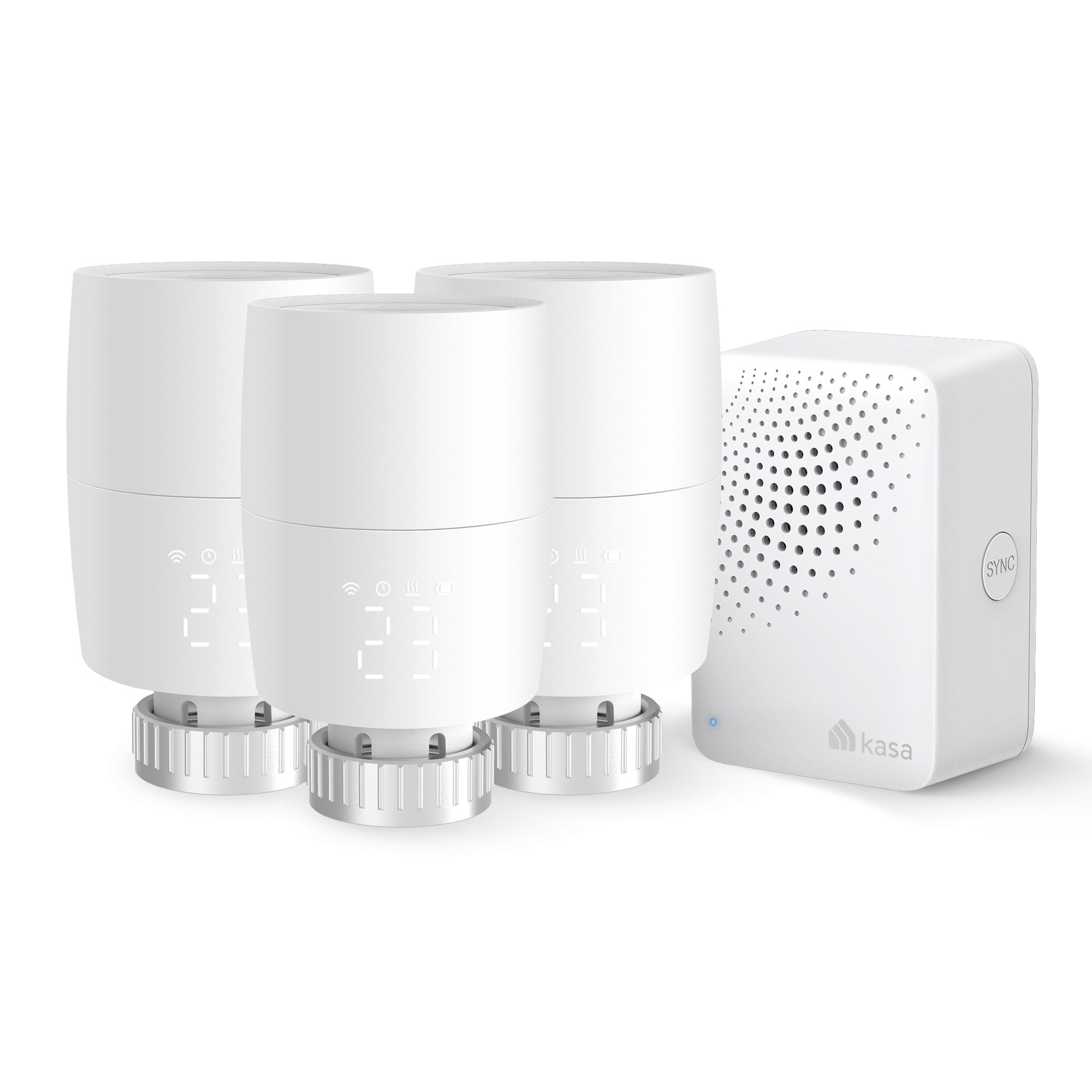 Kasa Smart Thermostatic Radiator Valve Starter Kit, Supports Kasa App(KE100 TKIT)