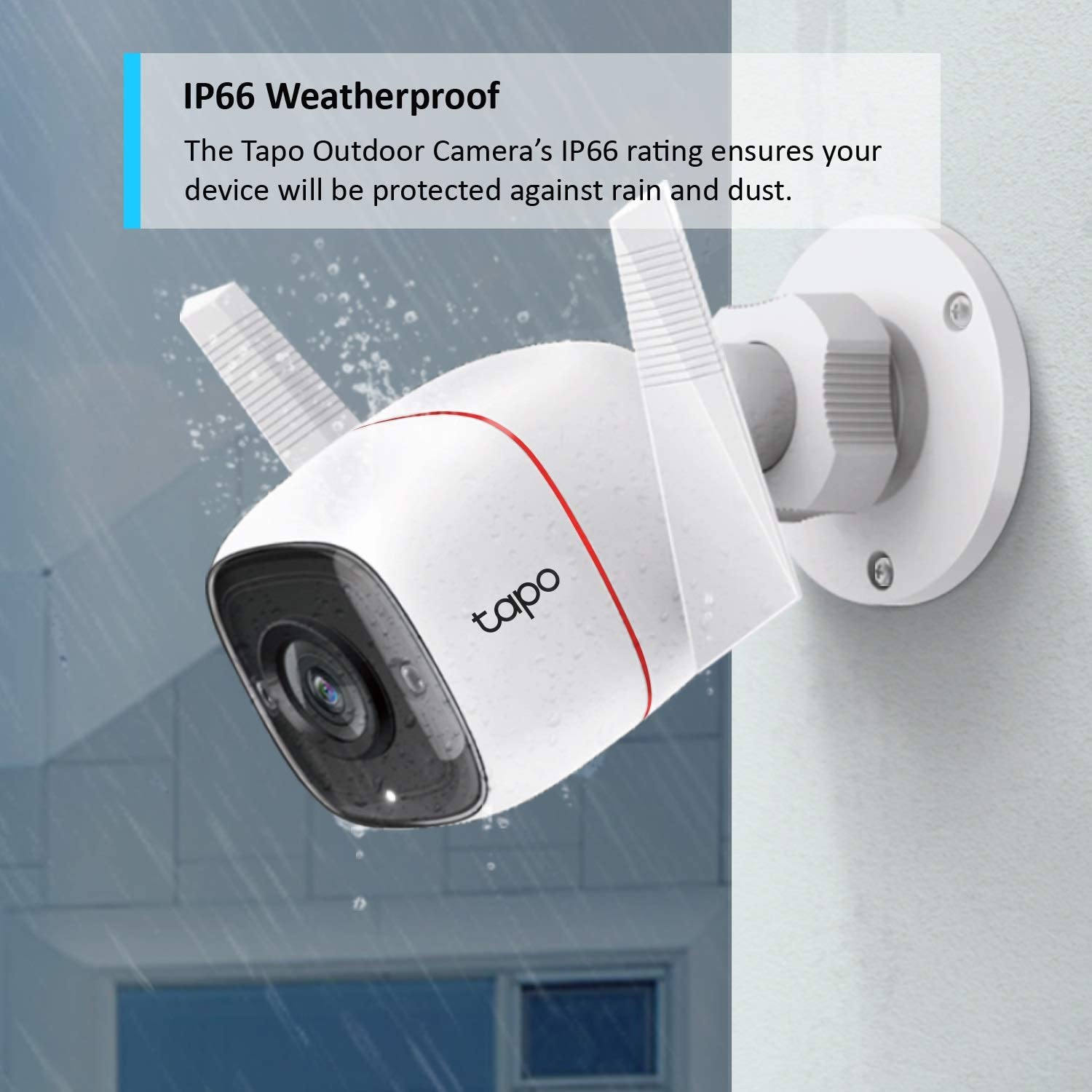 Tapo C310 Twin Pack Outdoor Security Wi-Fi Smart Camera 3MP, Night Vision
