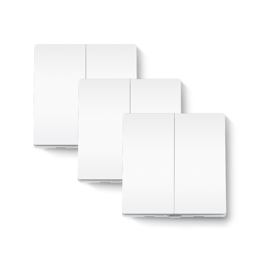 Tapo S220 Triple Pack Smart Light Switch, 2-Gang 1-Way(available in late May)