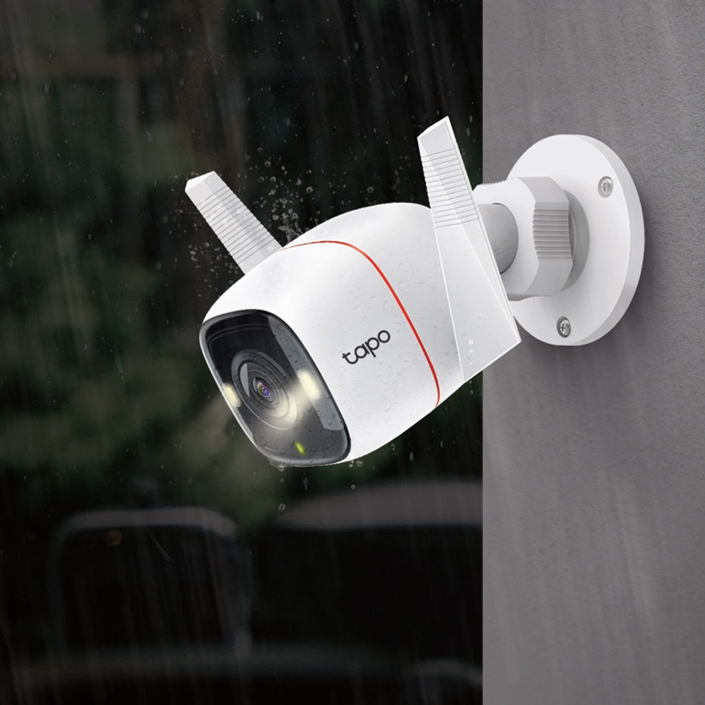 Tapo C320WS, Outdoor Smart Security Camera 2K, Starlight Night Vision, 2-way Audio