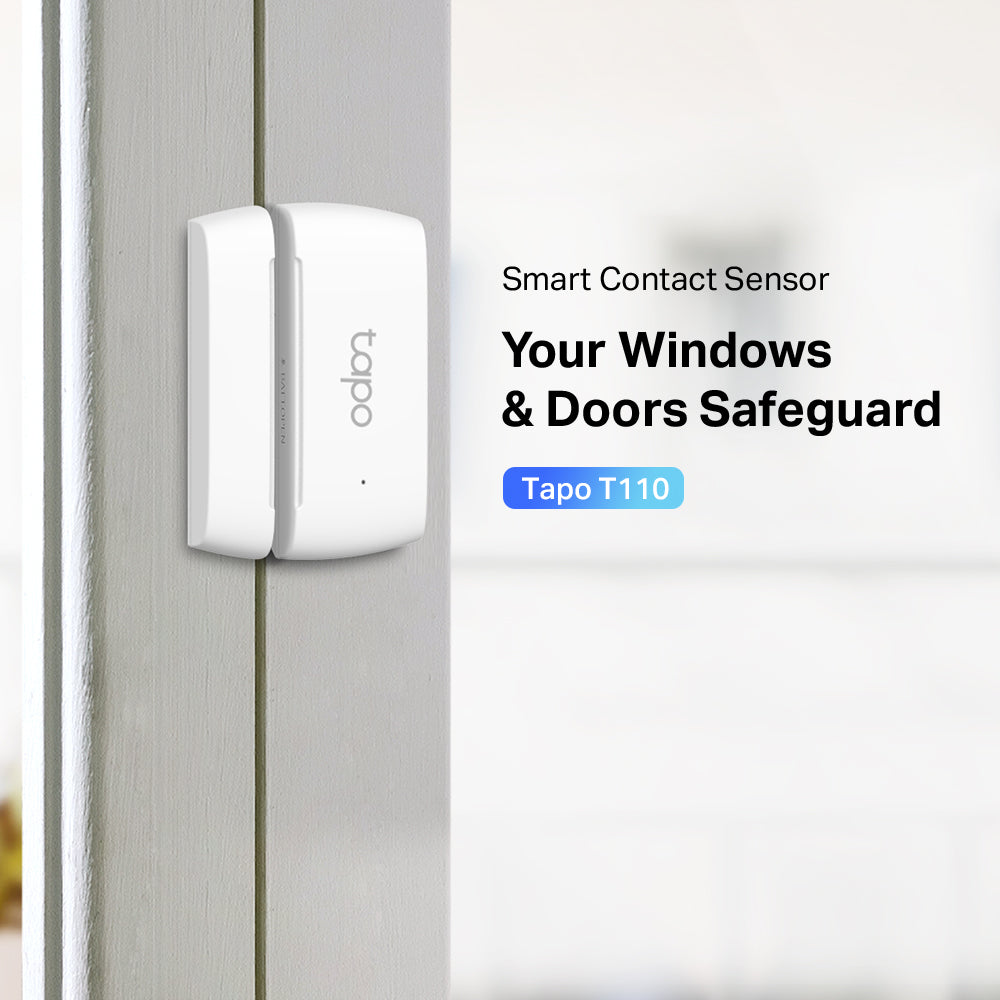Smart Contact Sensor, Window/Door Safeguard, Tapo T110 Triple Pack