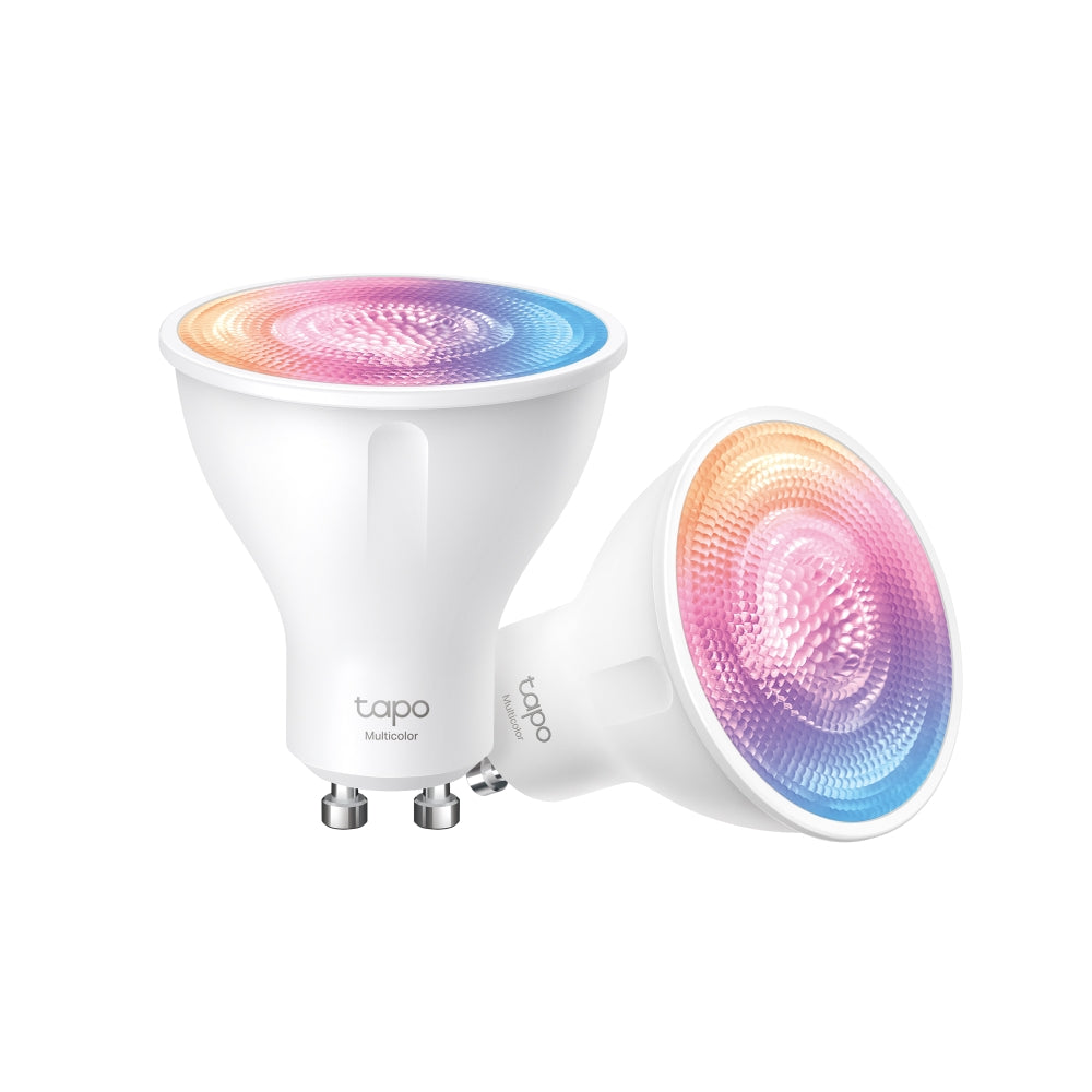 Tapo L630 Smart Gu10 Spotlight Bulb, Multicolour, Twin Pack