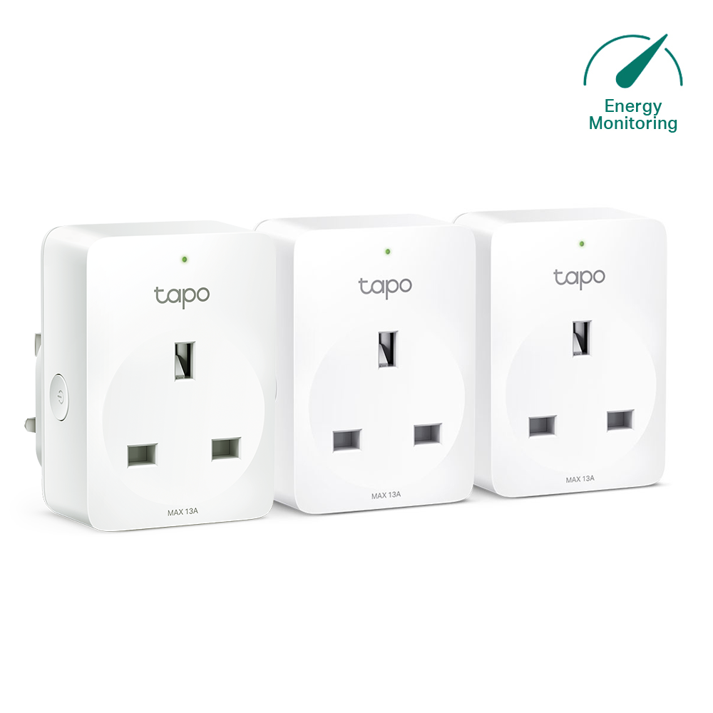 Tapo P110 Smart Plug, Energy Monitoring, Triple Pack