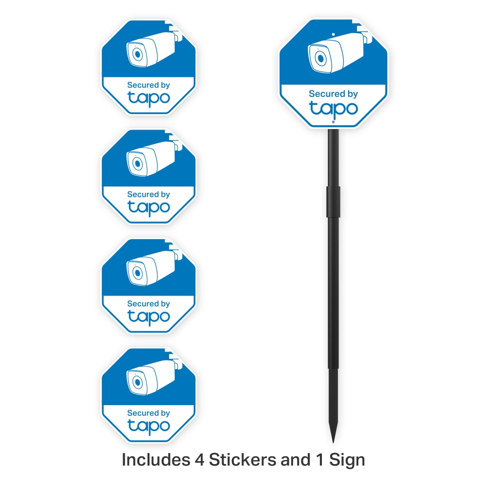 Tapo CA510 Tapo Security Sign & Sticker Pack