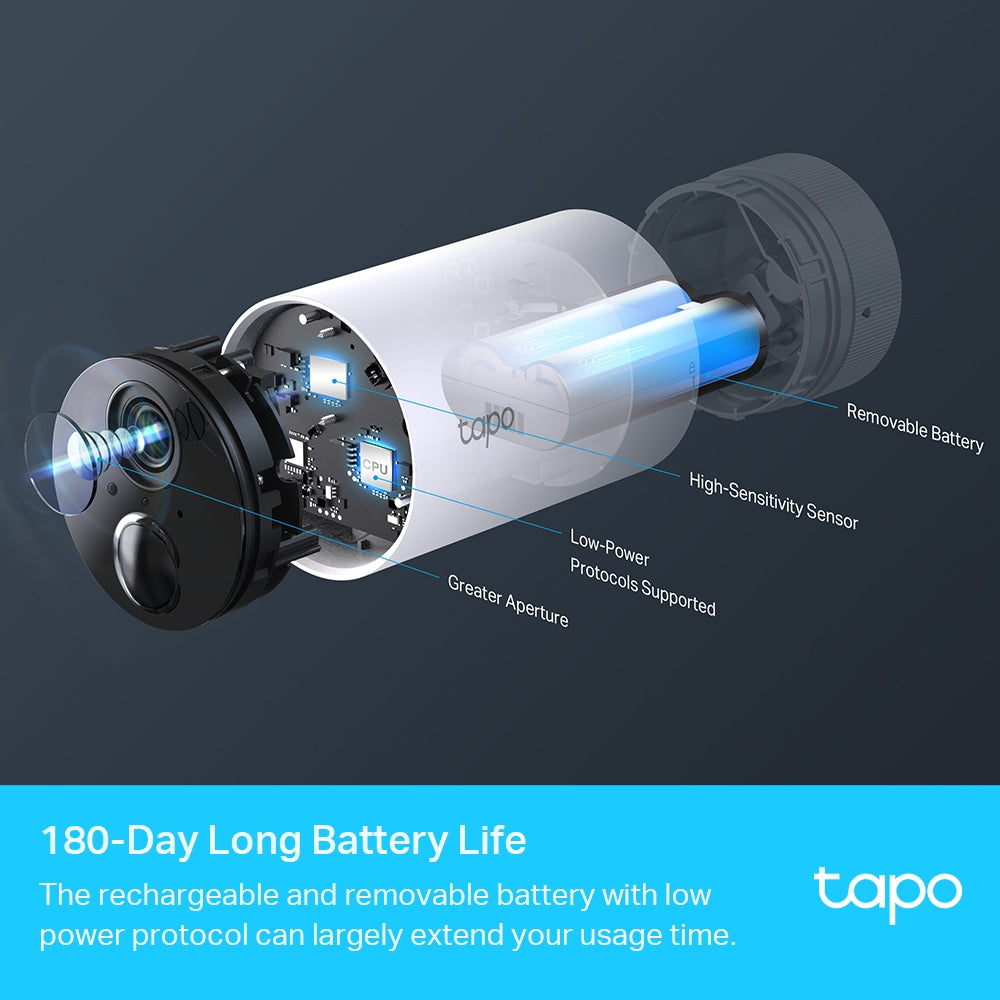 Tapo C400S2 Smart Battery Security 2-Camera System 1080P