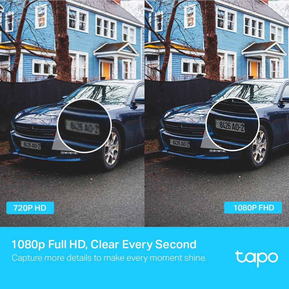 Tapo C500 Outdoor Pan/Tilt Security Wi-Fi Camera, Twin pack