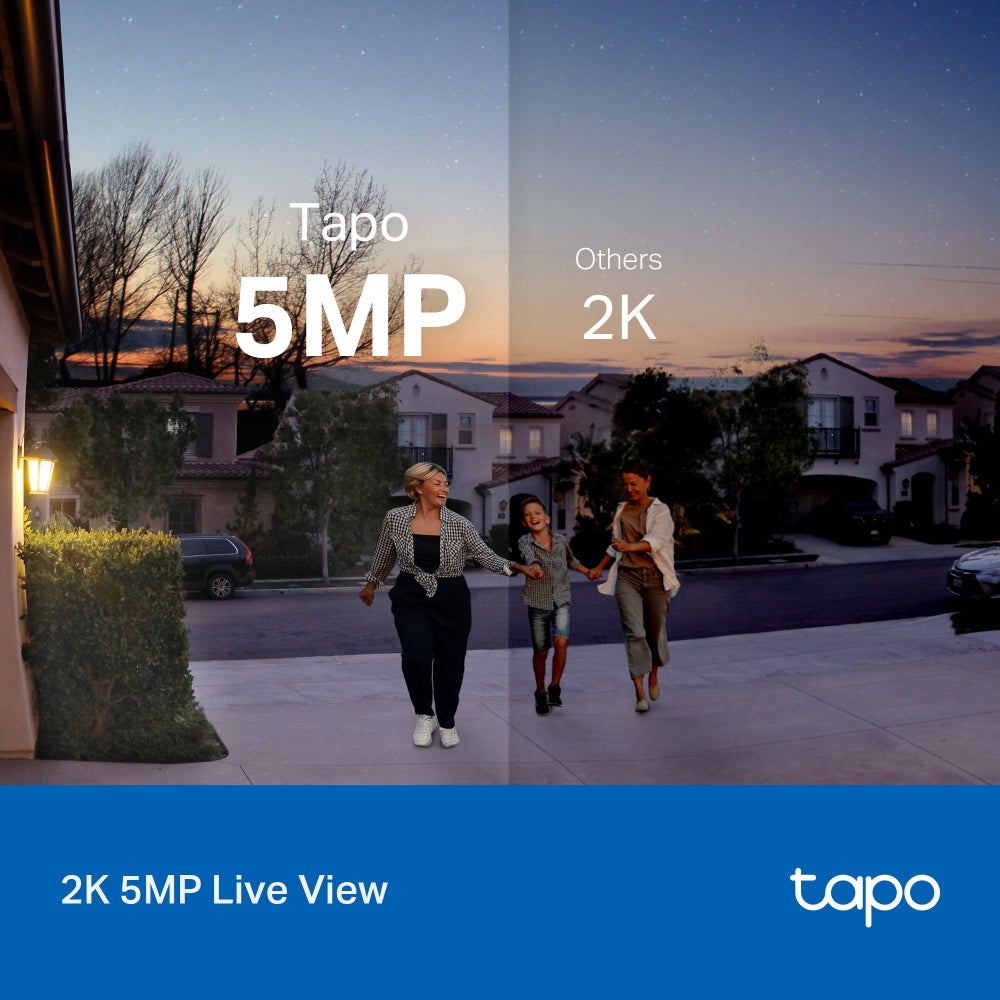Tapo D130 Wired Smart Video Doorbell + Chime Included