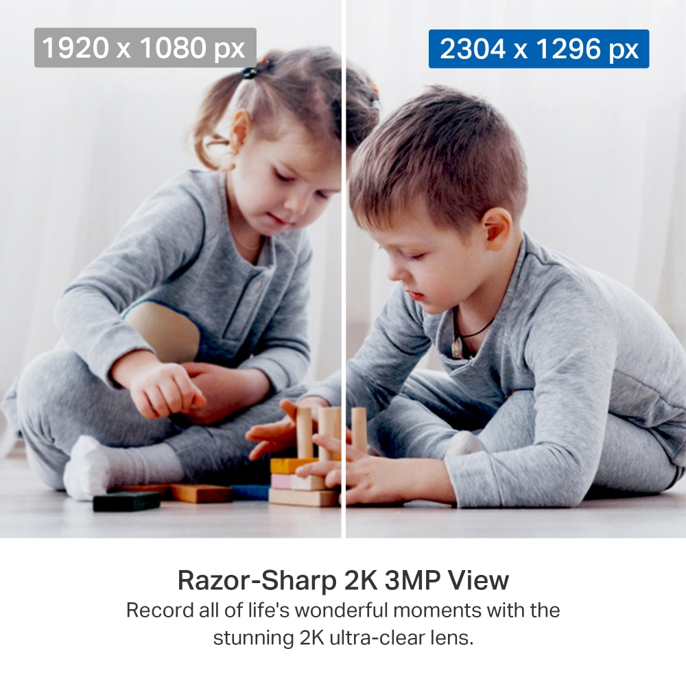 Tapo C211, 2K Pan/Tilt Indoor Wi-Fi Camera, Baby Cry Detection