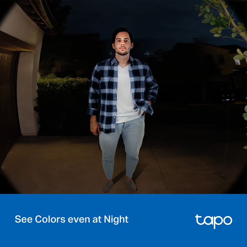 Tapo D130 Wired Smart Video Doorbell + Chime Included