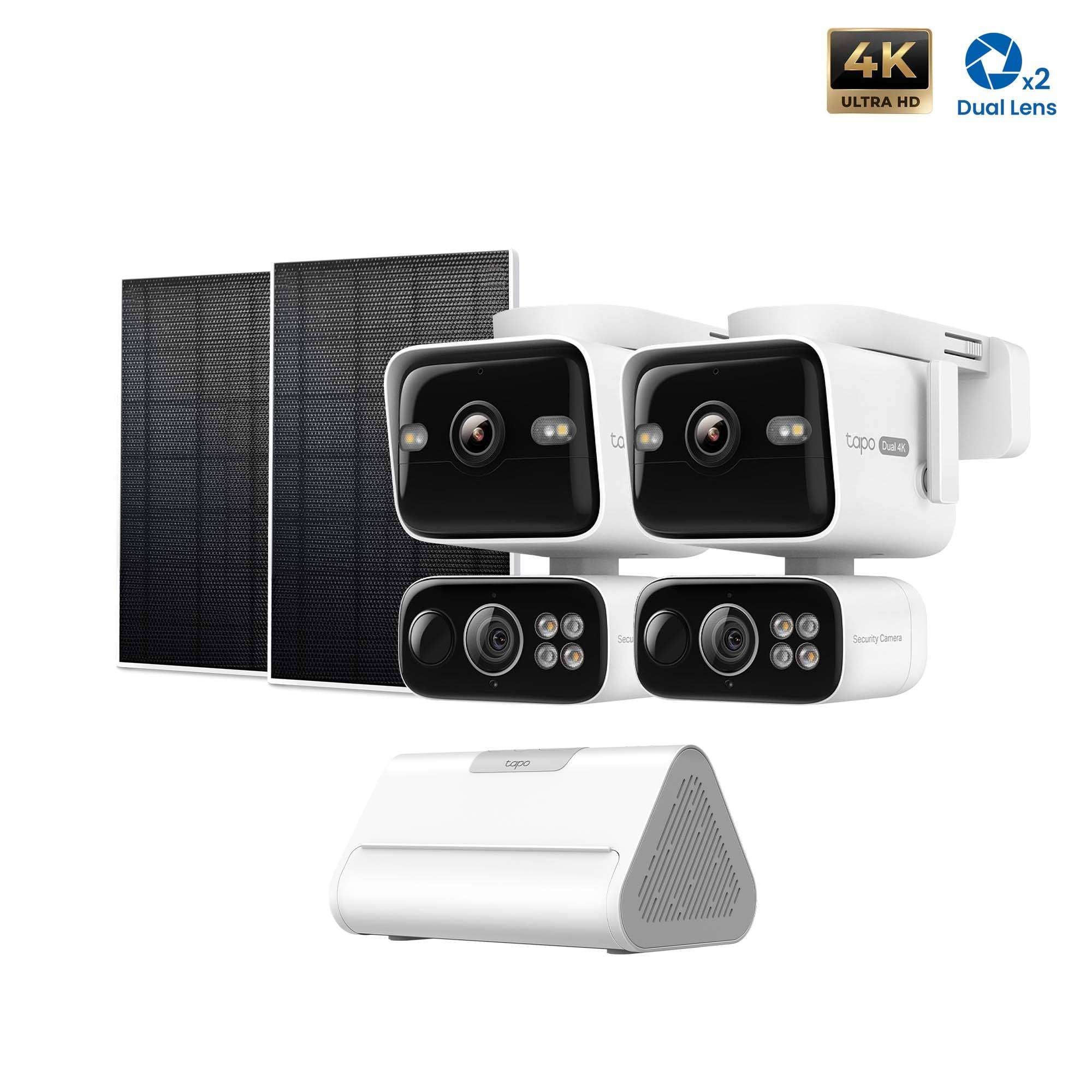 Tapo C675D 4K Outdoor Camera Twin Pack + Central Hub Bundle