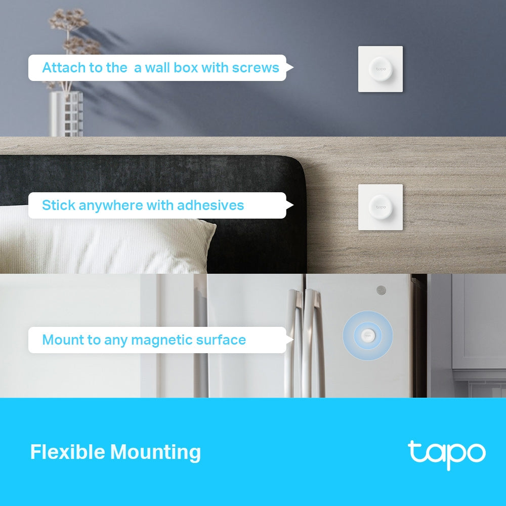 Smart Remote Dimmer Switch, Tapo S200D Triple Pack