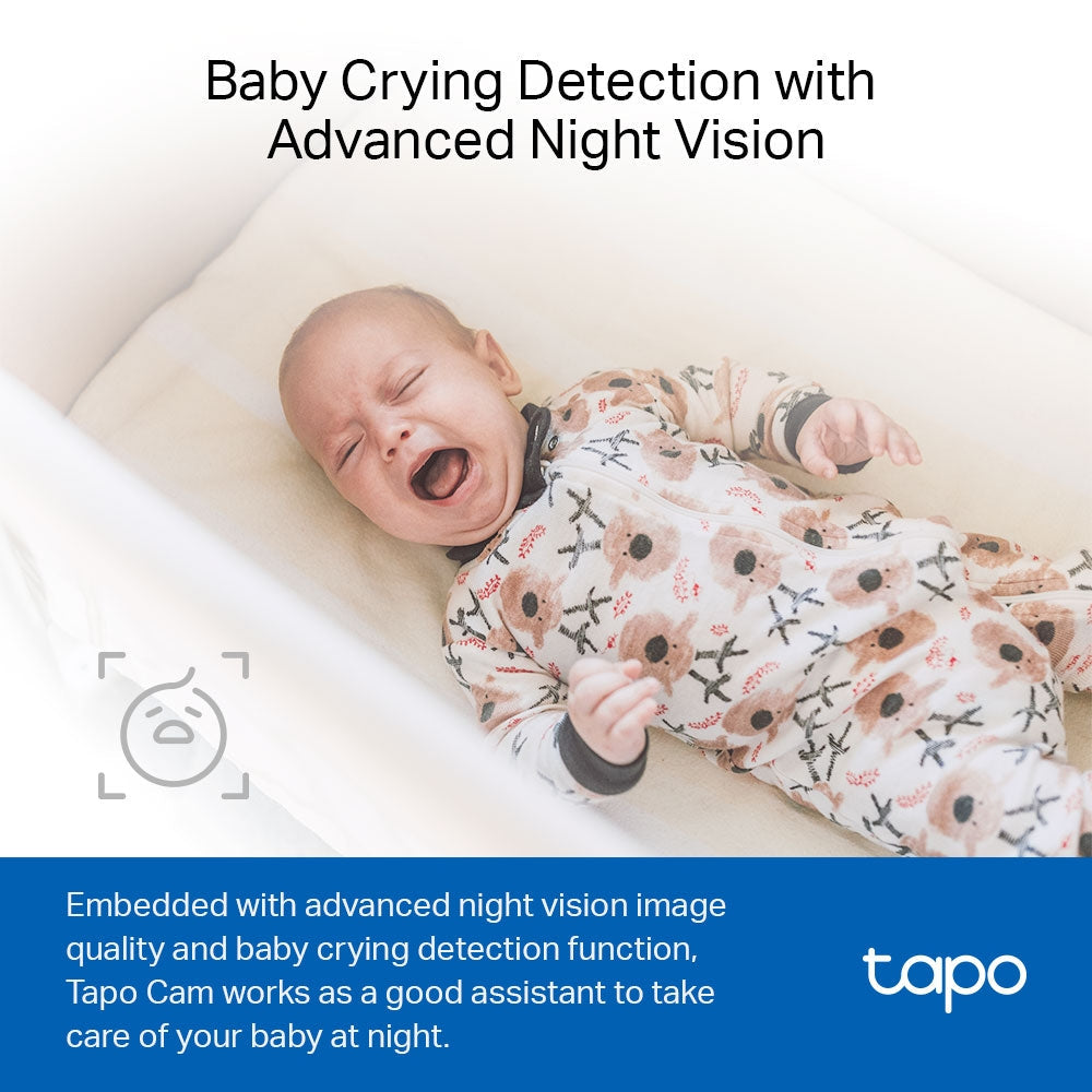 Tapo TC60 Mini Indoor 1080p Wi-Fi Security Camera Twin Pack