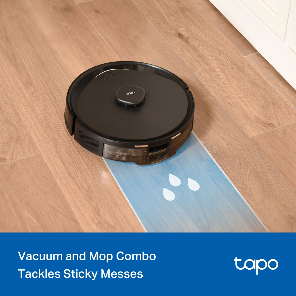 Ultra-Powerful Suction with LiDAR+IMU Dual Navigation Robot Vacuum & Mop, Tapo RV30 Max