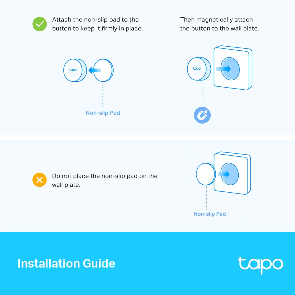 Smart Remote Dimmer Switch, Tapo S200D Triple Pack