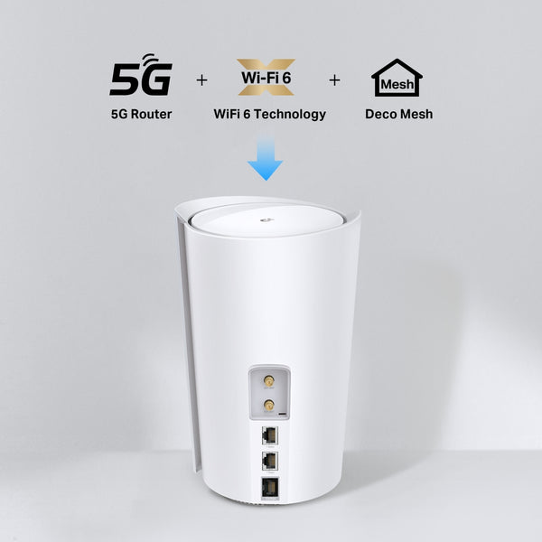 Deco X50-5G, 5G AX3000 Whole Home Mesh Wi-Fi 6 Router, Build-In 5G Mod