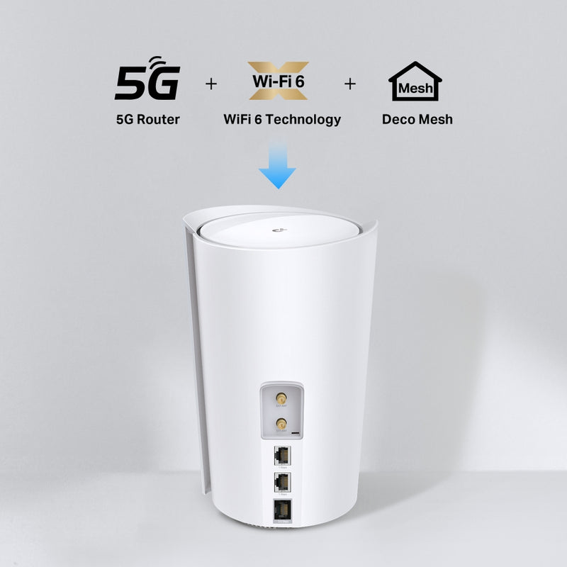 Deco X50-5G, 5G AX3000 Whole Home Mesh Wi-Fi 6 Router, Build-In 5G Mod