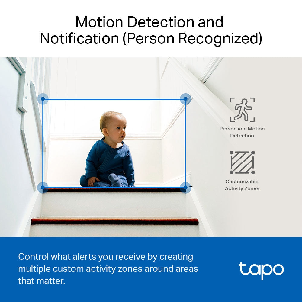 Tapo TC60 Mini Indoor 1080p Wi-Fi Security Camera Twin Pack