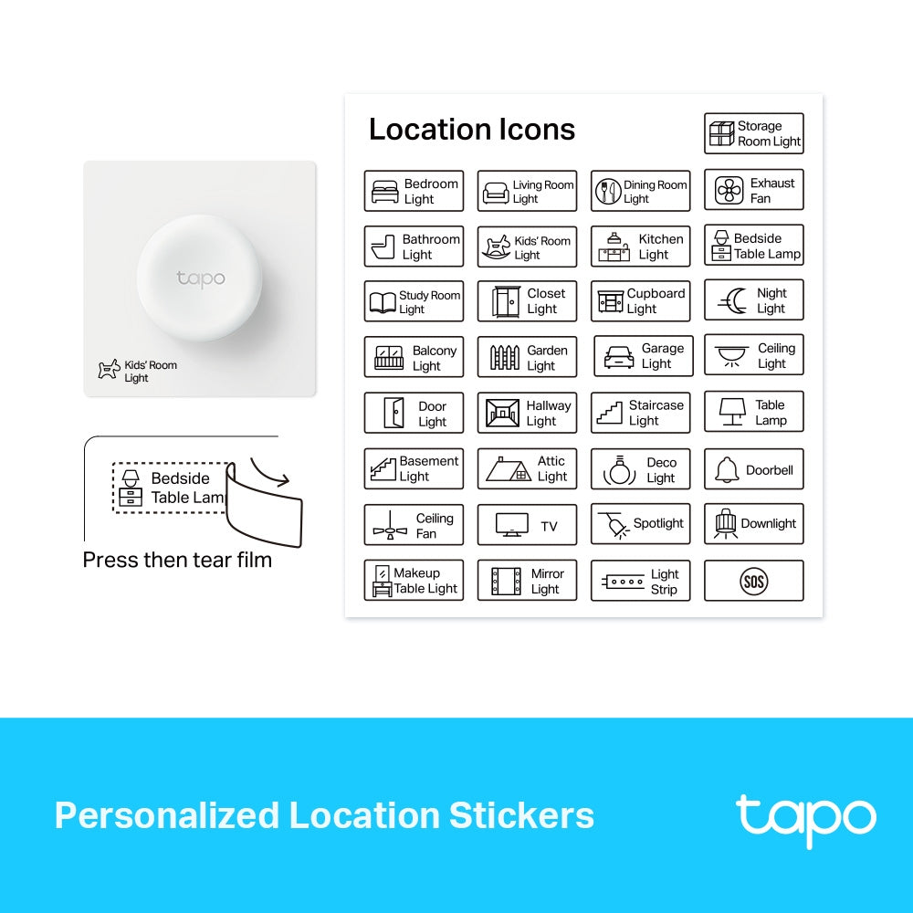 Smart Remote Dimmer Switch, Tapo S200D Triple Pack