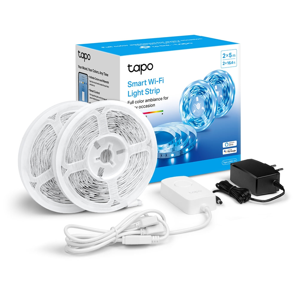 Smart LED Light Strip 2x5 Meters, RGB Multicolour, Tapo L900-10