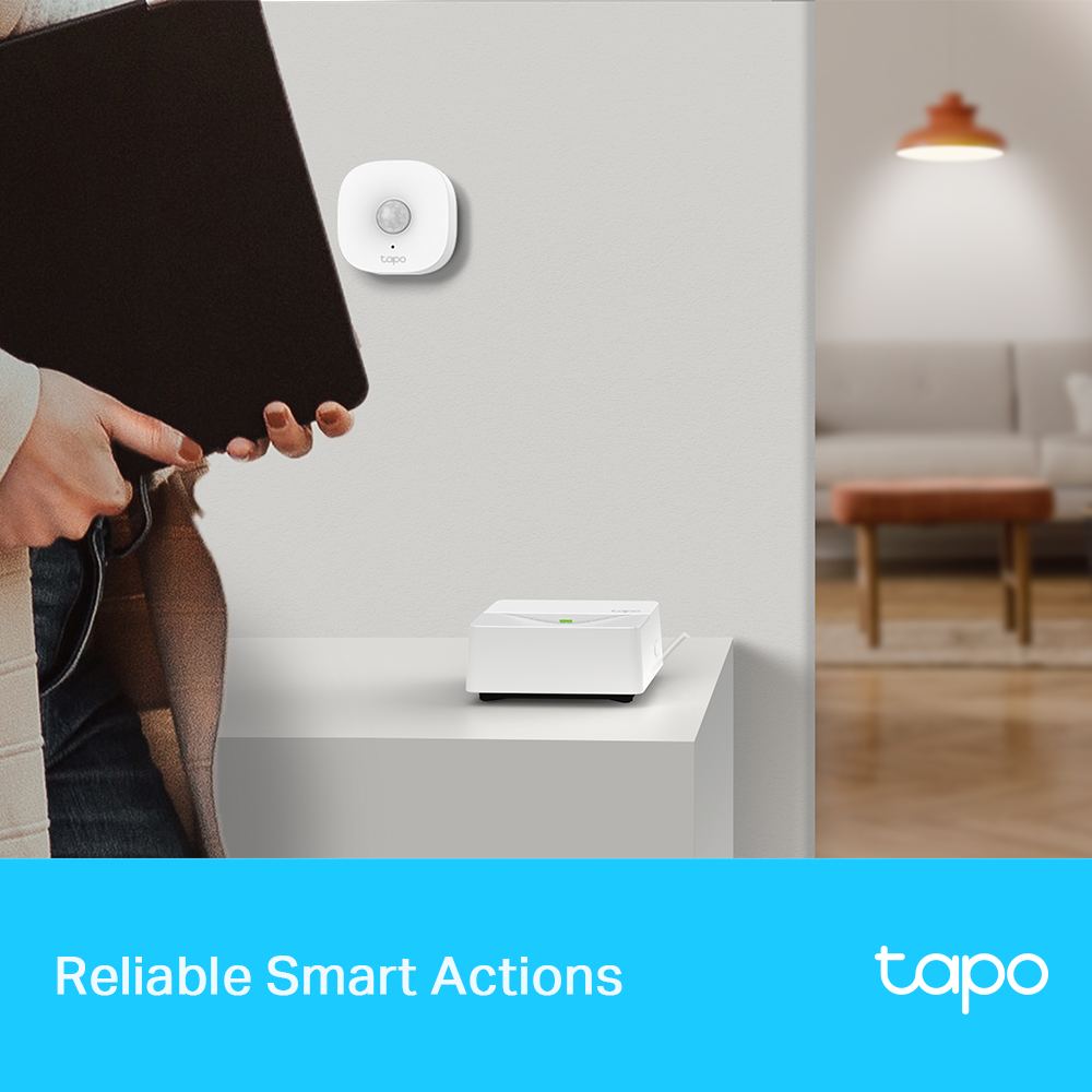 Smart Hub with Chime, Connect Up to 64 Switches, Sensors or Buttons + 4 Battery Cams and Doorbell, Tapo H200