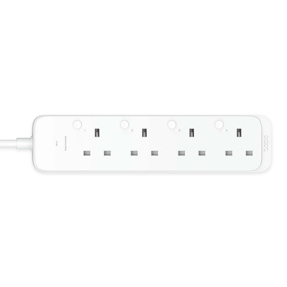 Smart Wi-Fi Power Strip, Energy Monitoring, Matter Compatible, Tapo P304M