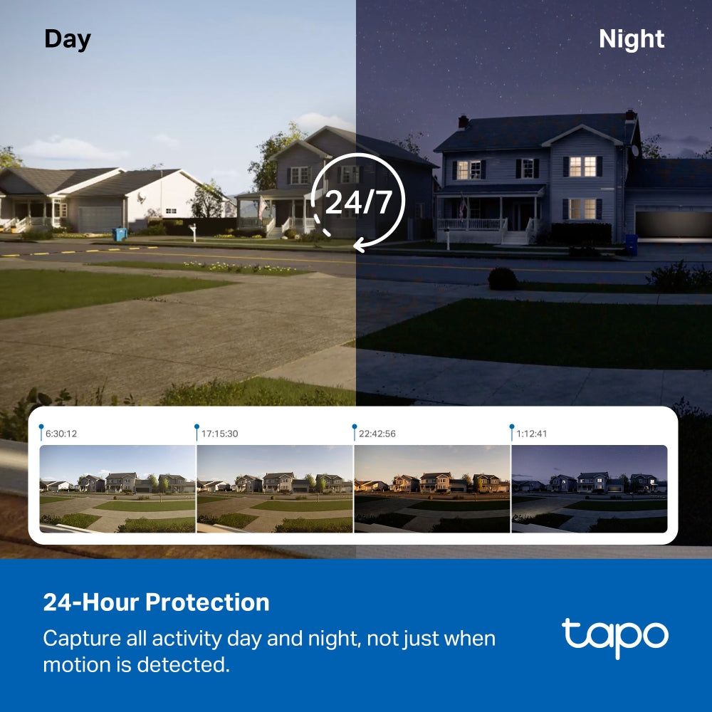 Tapo C630 KIT Solar-Powered Pan/Tilt Security Camera Kit