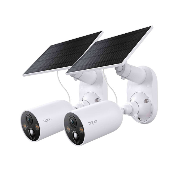 Tapo TC85 KIT Twin Pack Solar-Powered 2K QHD Security Camera
