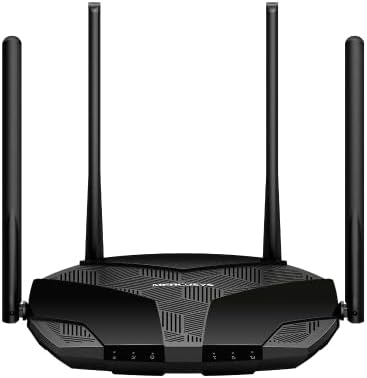 MERCUSYS MR47BE BE9300Mbps Tri-Band Wi-Fi 7 Router, 4x 2.5G LAN/WAN Ports, Blazing-Fast 9.3Gbps Wi-Fi Router, 320 MHz Channels, New 6 GHz Band, EasyMesh-Compatible