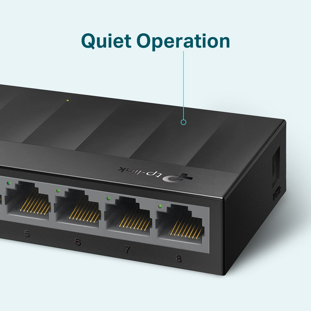 LS1008G 8-Port 10/100/1000Mbps Desktop Network Switch