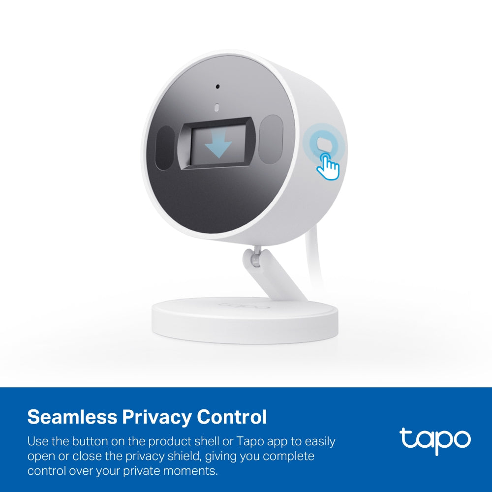 Tapo C125 Indoor 2K Wi-Fi Security Camera with Physical Privacy Shutter