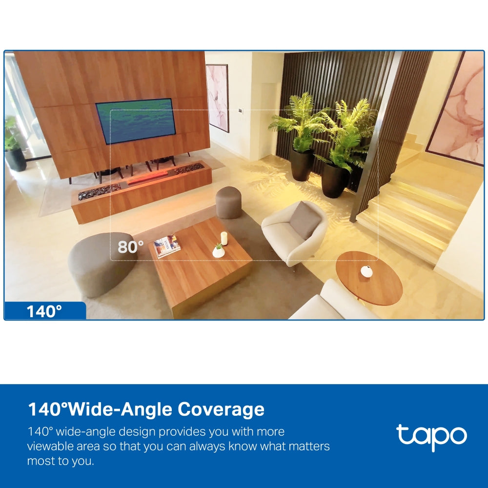 Tapo C125 Indoor 2K Wi-Fi Security Camera with Physical Privacy Shutter
