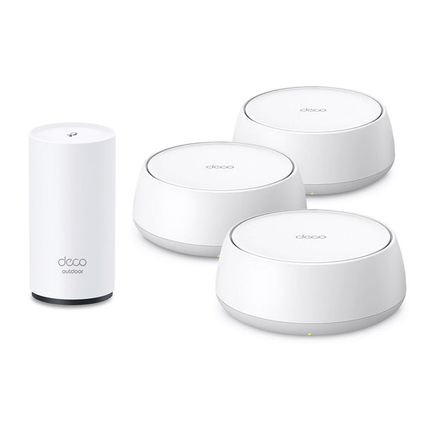 Deco BE3600 Mesh Wi-Fi 7 Bundle(Indoor + Outdoor Coverage)