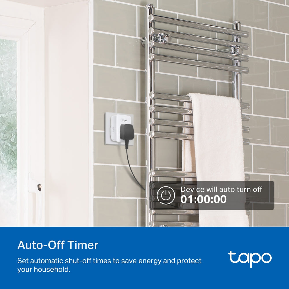 Matter Compatible Energy Monitoring Wi-Fi Plug, Tapo P110M Twin Pack