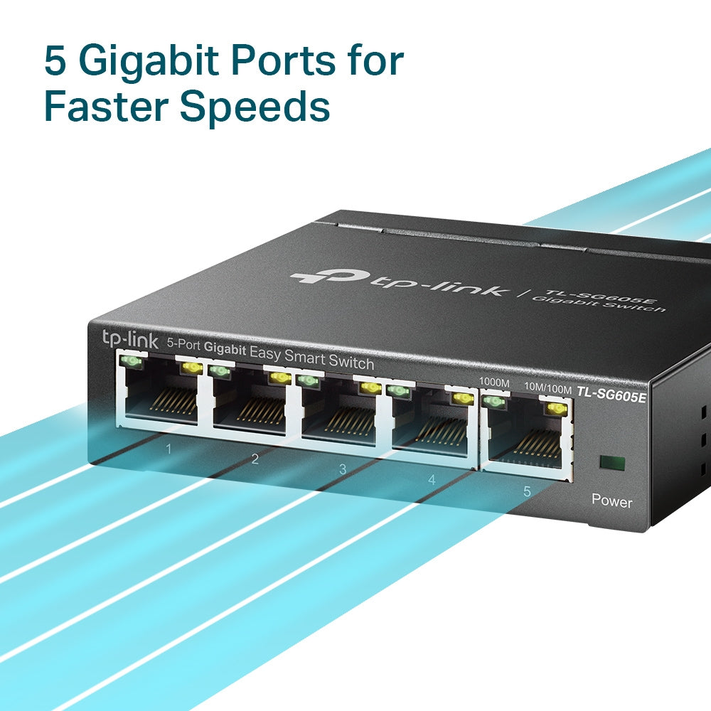 TL-SG605E, 5-Port Gigabit Easy Smart Switch