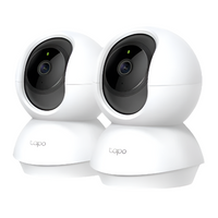 Tapo TC70 Indoor 1080p Wi-Fi Security Camera with Pan/Tilt/Zoom Twin