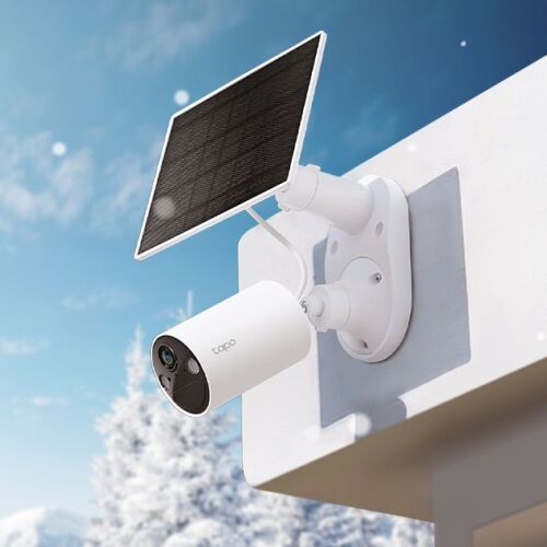 Solar-Powered Security Camera Kit, 2K QHD, Colour Night Vision, Tapo C425 KIT