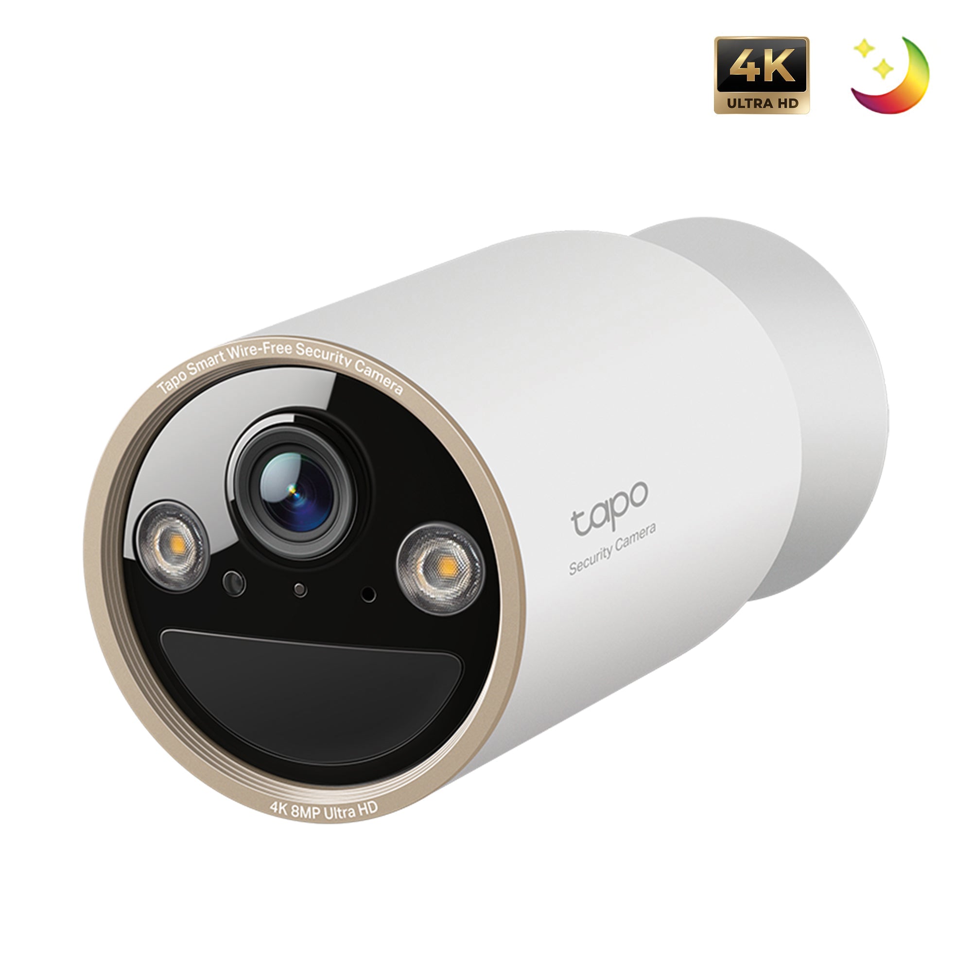4K Clarity Battery Indoor/Outdoor Security Camera, Magnetic Base, Tapo C460