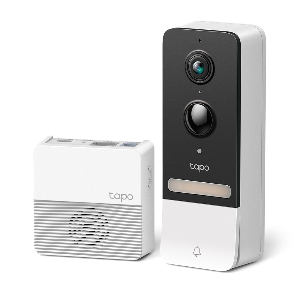 Battery Video Doorbell, 2K 5MP, Colour-Night Vision, Tapo D230S1