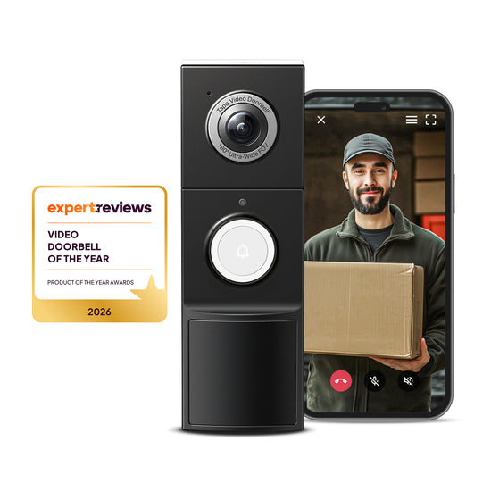 Tapo D235 Wired or Battery Video Doorbell + Chime Included