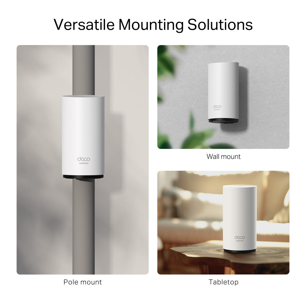 Deco BE25-Outdoor(1-pack) BE3600 Outdoor/Indoor Mesh Wi-Fi 7 Unit