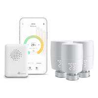 3-Kasa Smart Thermostatic Radiator Valve with Hub, Supports Kasa App, KE100 TKIT