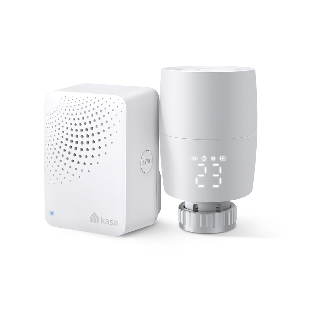 Kasa Smart Thermostatic Radiator Valve Starter Kit, Supports Kasa App, KE100 KIT