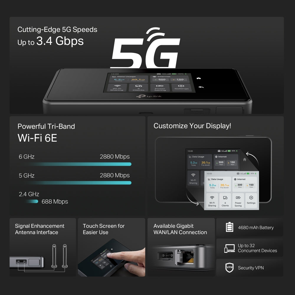 M8550 5G Mobile Wi-Fi M8550