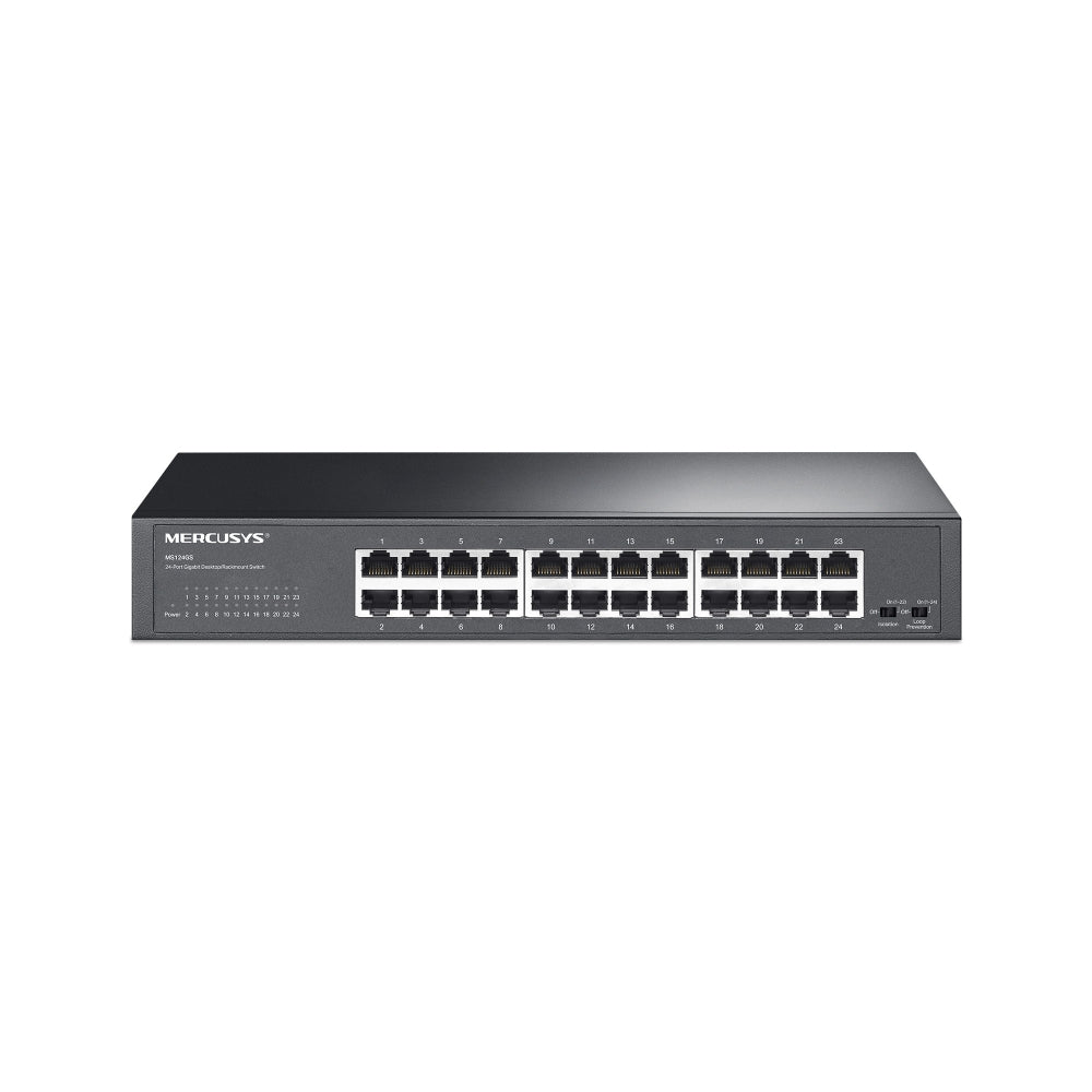 MS124GS 24 Port Gigabit Desktop Rackmount Switch