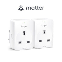 Matter Compatible Energy Monitoring Wi-Fi Plug, Tapo P110M Twin Pack