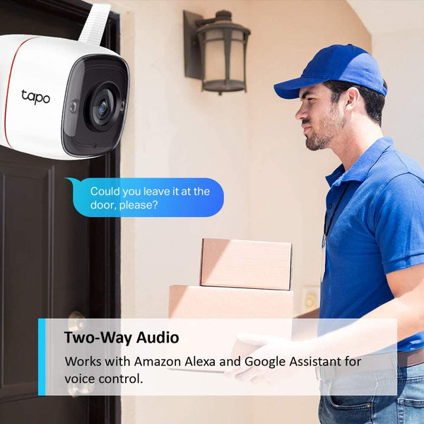 Tapo TC65 Wired/Wireless 2K Outdoor Security Camera Twin Pack