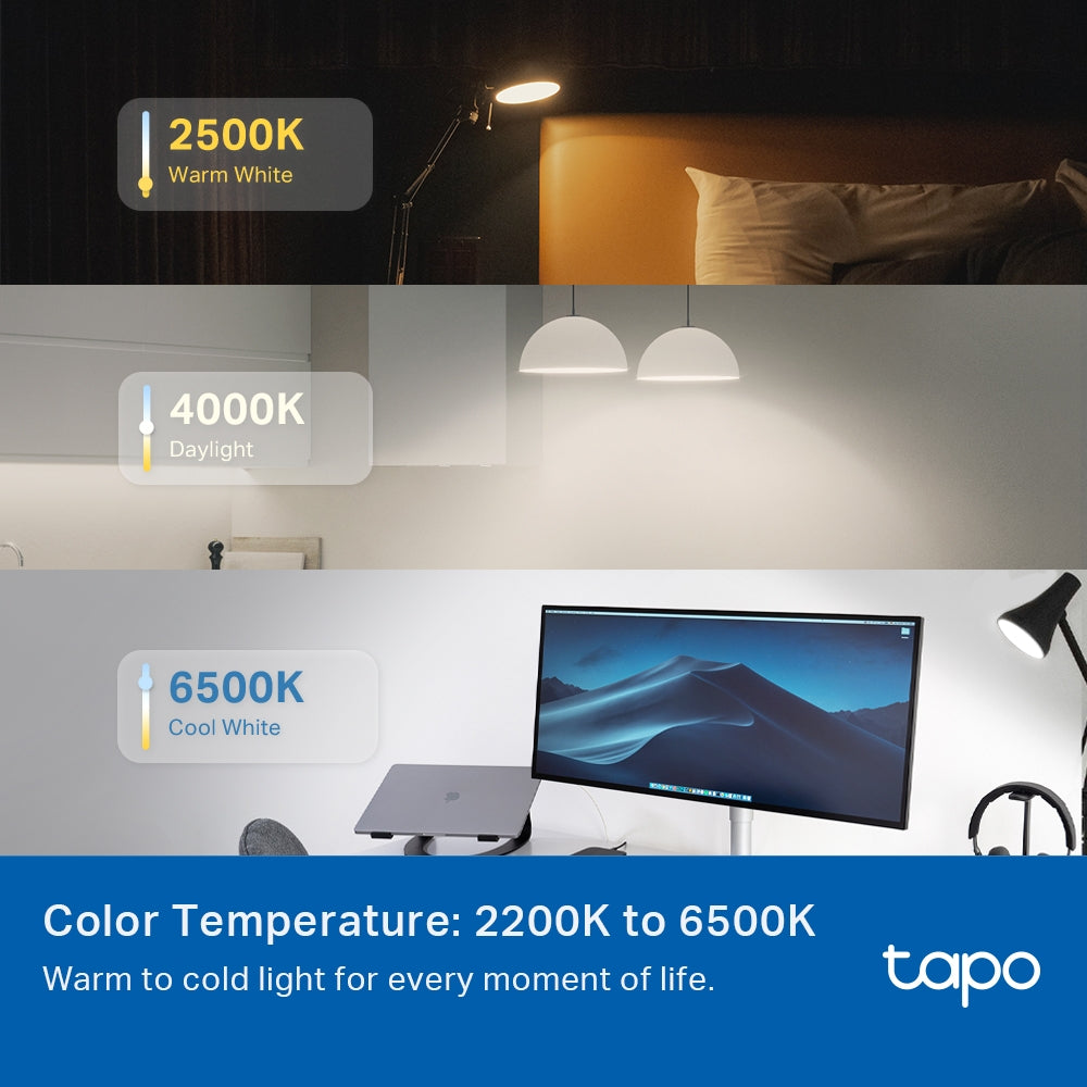 Tapo L535B Matter Smart WiFi Light Bulb, B22 Multicolor, Extra Bright