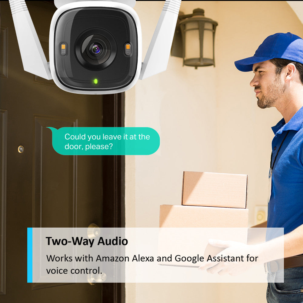 Tapo C320WS 2K Outdoor Security Camera with Full-Colour Night Vision