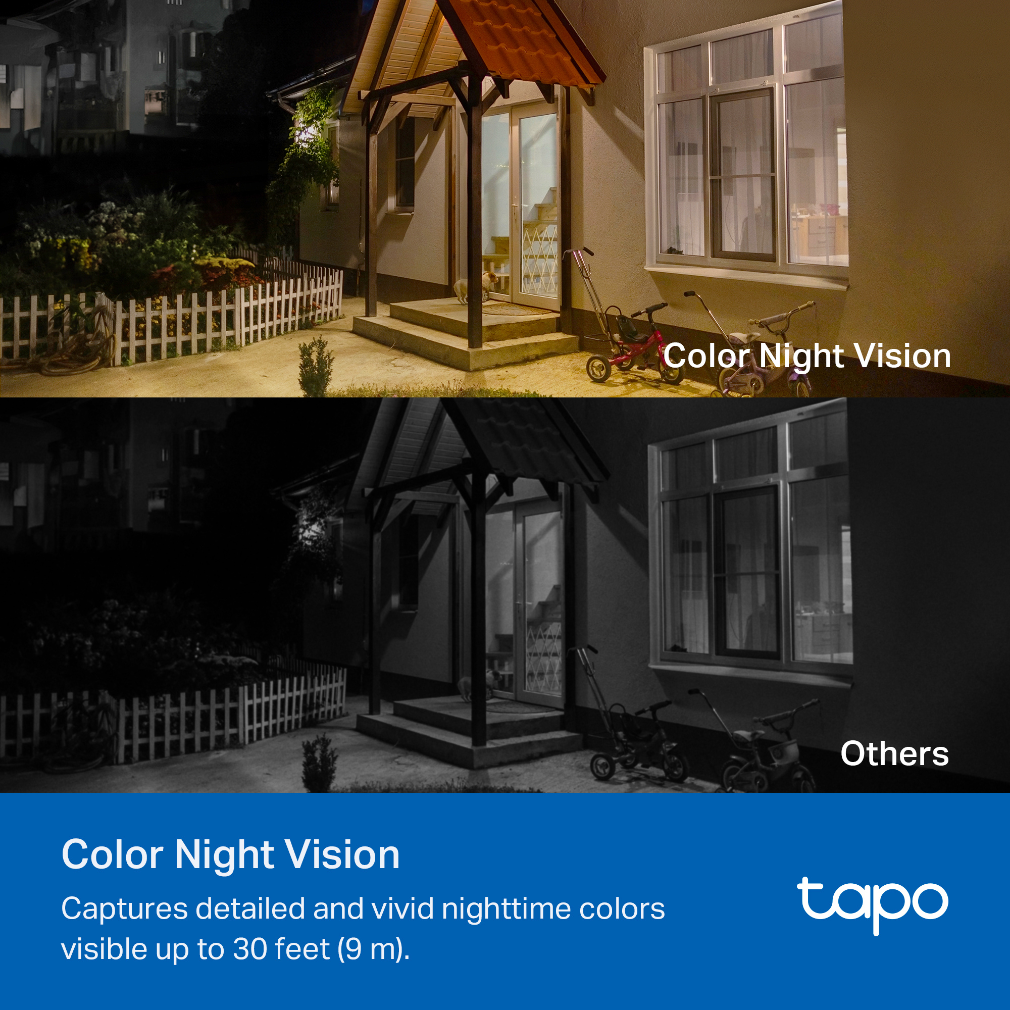 Tapo SolarCam TC82 KIT, 2K 3MP, Colour Night Vision, Twin Pack