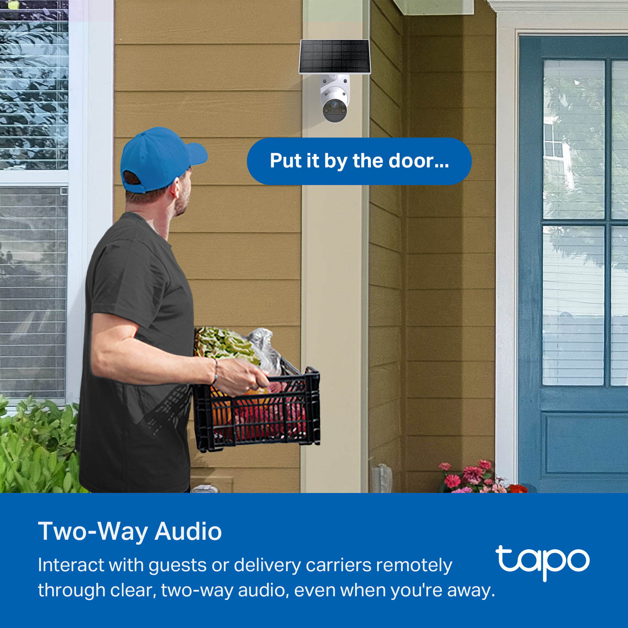 Tapo SolarCam TC82 KIT, 2K 3MP, Colour Night Vision, Twin Pack